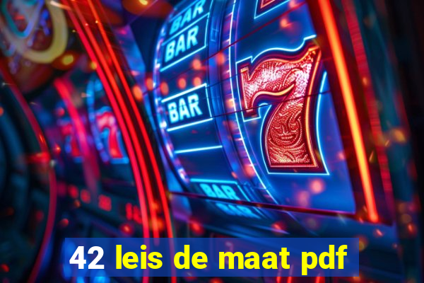 42 leis de maat pdf